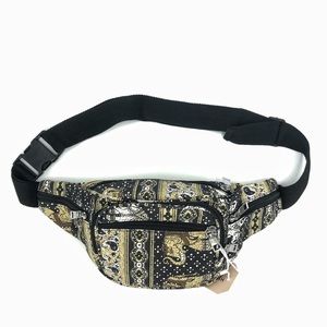 Canvas waist hip fanny pack pouch side bag